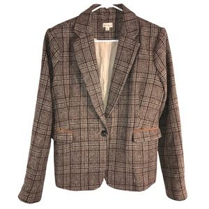 Oh So Trendy Plaid Blazer